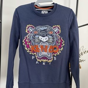 KENZO blue sweater Small big fit